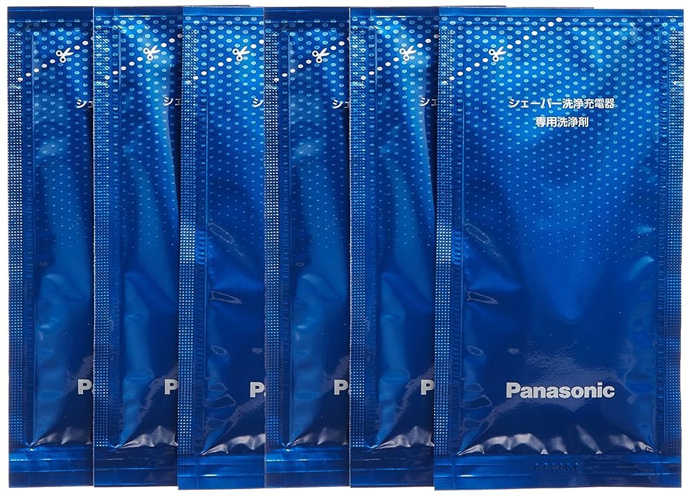 [Bulk buying set] Panasonic LAMDASH shaver cleaning charger dedicated cleaning agents -6 pieces- (japan import) by Panasonic